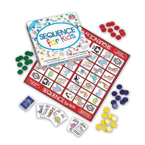 Sequence for Kids Game | Board Game Bandit Canada