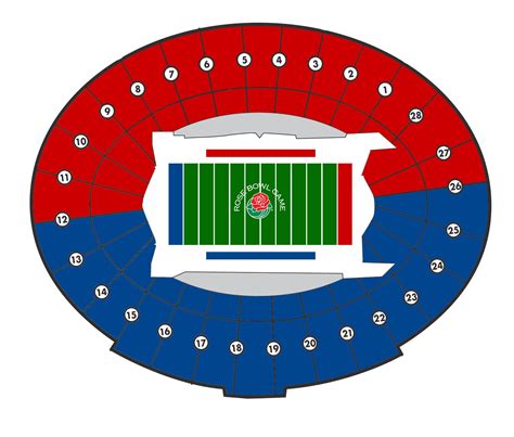 Rose Bowl Stadium Seating Chart