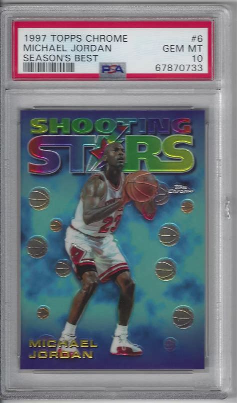 Michael Jordan Topps Chrome Season S Best Shooting Stars