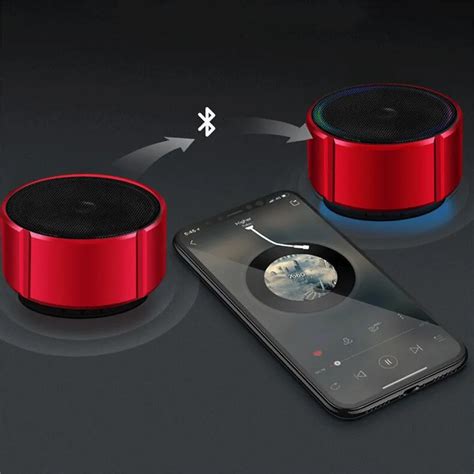 Mini Portable Mobile phone Bluetooth speaker Portable Wireless Loudspeaker Sound System Outdoor ...