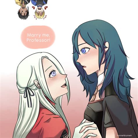 [fire Emblem 3h] Byleth X Edelgard By Hannehbunneh On Deviantart