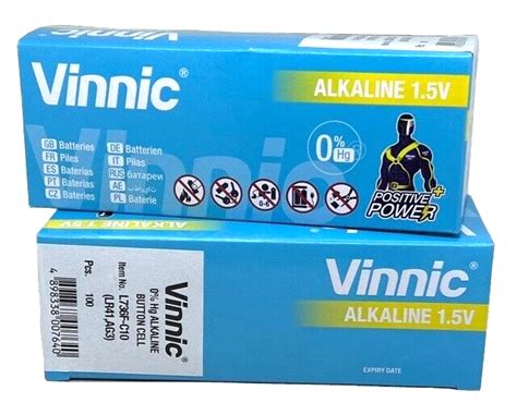 Wholesale X Vinnic V Alkaline Batteries Ag L F Lr