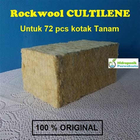 Jual Rockwool Hidroponik Murah Cultilene Untuk Kotak Tanam Di Lapak