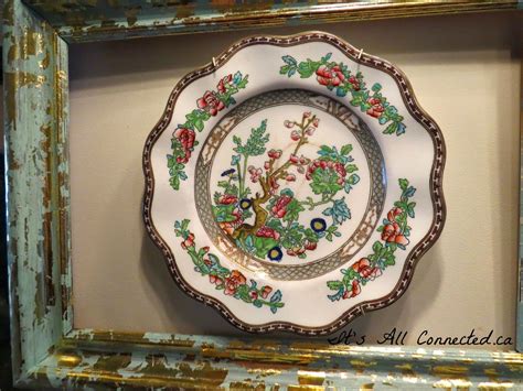 It S All Connected Framing A Decorative Plate Decorative Plates