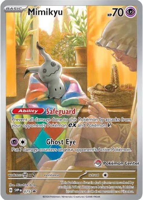 Mimikyu Pokemon Center Exclusive Sv Scarlet Violet Promo