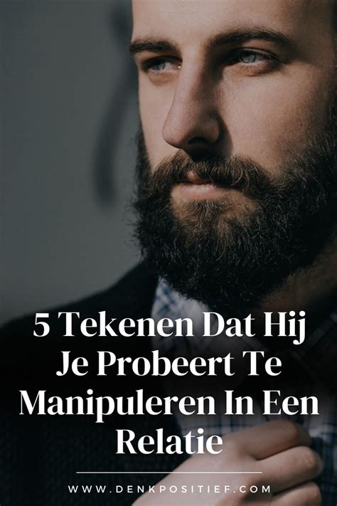 Tekenen Dat Hij Je Probeert Te Manipuleren In Een Relatie