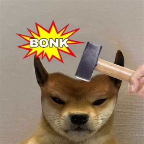 Bonk Meme Dog