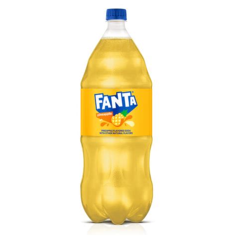 Fanta Pineapple Soda Fruit Flavored Soft Drink Super Foods