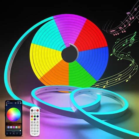 Lucienstar Rgb Neon Led Strip V M Neon Led Stip Mit Bluetooth App