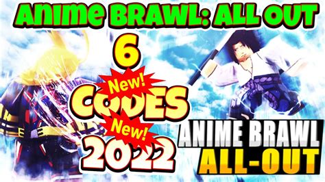 2022 CODES Roblox Anime Brawl All Out 1000 Gems 500 Coins ANIME