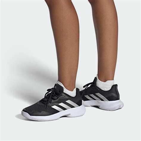 Adidas Courtjam Control Tennis Shoes Black Adidas Uae