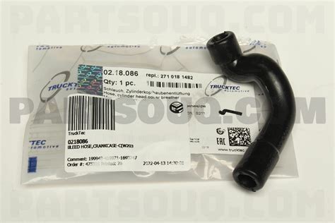 Bleed Hose Crankcase C W Mercedes Parts Partsouq