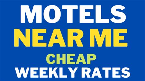 Motels Near Me Cheap Weekly Rates in December 2024