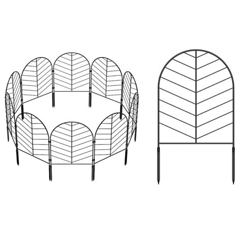 Reviews For Oumilen Decorative Garden Fence 22 In Rustproof Metal Wire