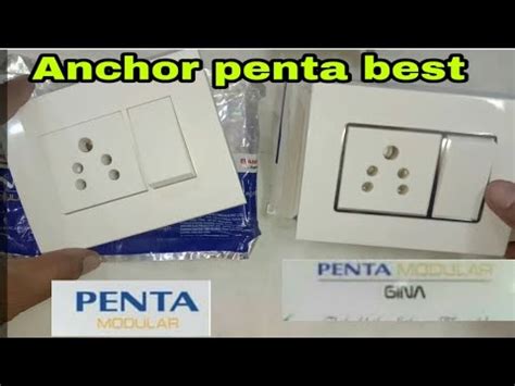 Anchor Penta Modular Sheets With Anchor Penta Switch Socket Fitting