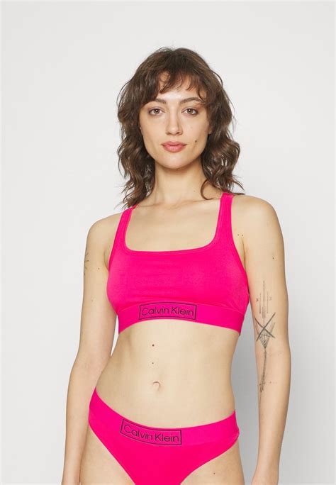 Calvin Klein Underwear Unlined Bralette Brassière Pink Splendor