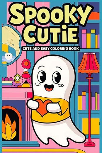 Spooky Cutie Coloring Book For Adults And Teens Featuring Adorable