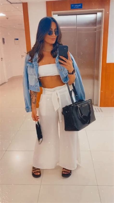 Pin De Nathalia Soranzo Em Look Com Calça Looks Casuais Femininos