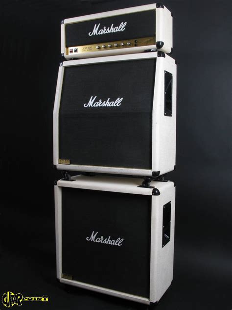 1983 Marshall JCM800 MK2 Superlead 100W - White Ltd.-Vi83MarshJCM800WhtFullSt