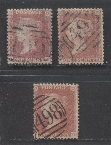 Lot 451 Great Britain Barred Numeral Cancels For England And Wales 40 Brixton Chrome