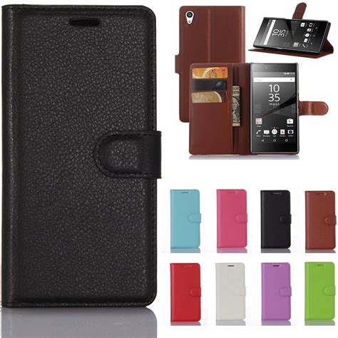 Case For Sony Xperia Z5 Premium Cover 5 5 Phone Cases Pu Leather Wallet Cover For Sony Xperia