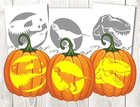 T Rex Pumpkin Stencil - Mom. Wife. Busy Life.