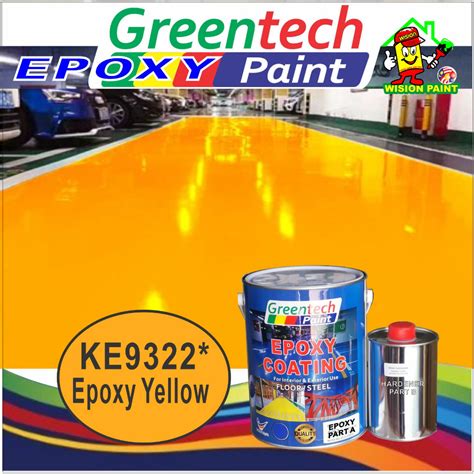 KE9322 EPOXY YELLOW Epoxy Floor Paint GREENTECH EPOXY Rumah Epoxy