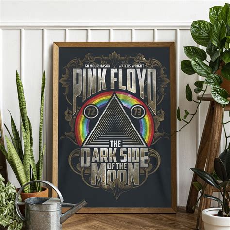 Pink Floyd Pink Floyd Poster Pink Floyd Print Pink Floyd Art Music