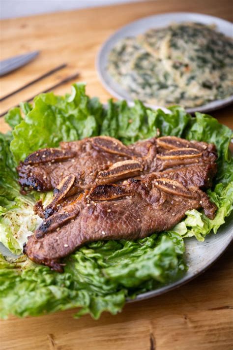 Grilled Korean Short Ribs [easy Galbi Flanken Beef]