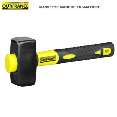 Massette Manche Fibre De Verre Angles Abattus Outillage Pierre