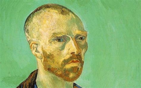 An Oil Painting Of A Man With A Beard And Blue Shirt Looking Off To The