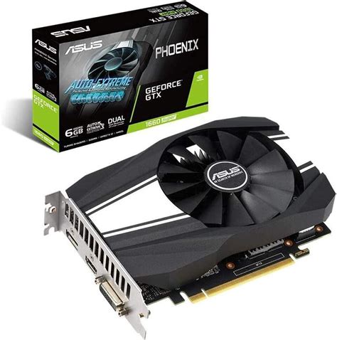 Asus Geforce Gtx 1660 Super Overclocked 6 Gb Phoenix Fan Edition Hdmi Dp Dvi Ph Gtx1660s O6g