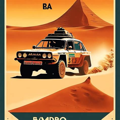 Budapest Bamako Rally Promotional Poster Featuring T