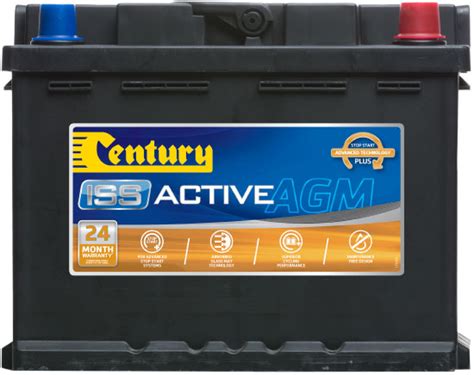 Century Automotive AGM 12V 640CCA ISS Batteryshop Nz