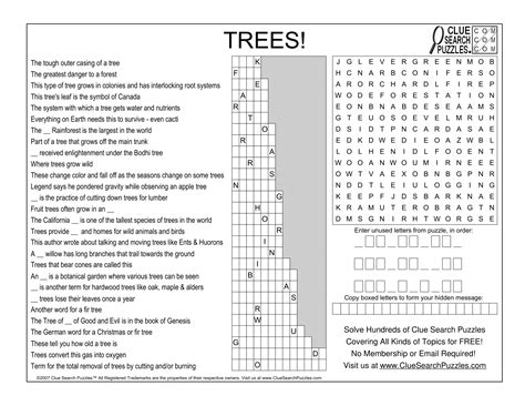 TREES TRIVIA QUIZ