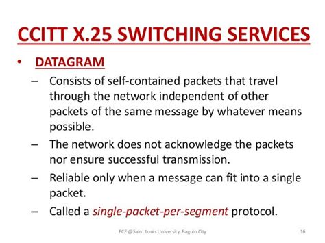 Psdn And Ccitt X Series