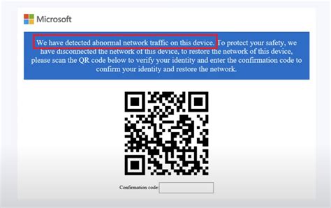 We Have Detected Abnormal Network Traffic On This Device Virus Removal
