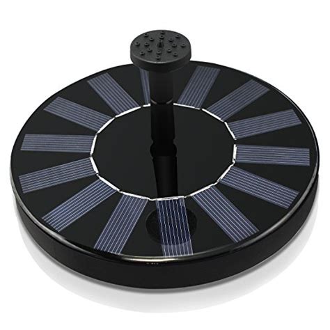 Buy AuSL 7V Solar Powered Fountain Pump Free Standing Bird Bath