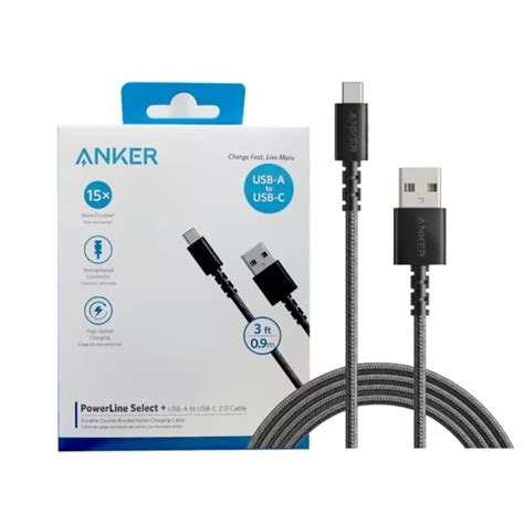 Anker Powerline Select Plus Cable Usb C To Usb Cable Black A H