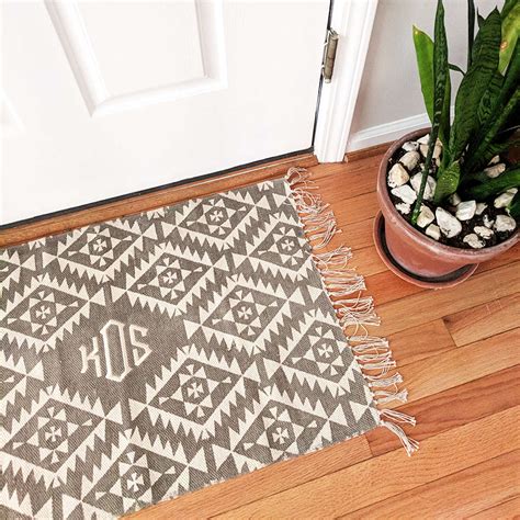 Monogrammed Door Mat — Monogrammed Welcome Mat