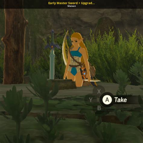 Early Master Sword Upgrades Cemu Wiiu [the Legend Of Zelda Breath Of The Wild Wiiu ] [mods]