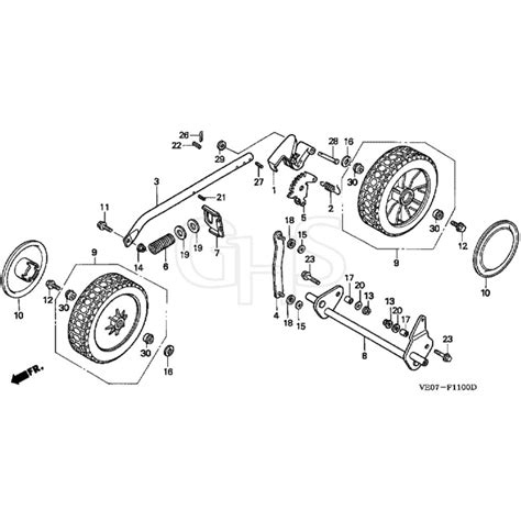 Honda Hrb K Qme Mzaz Front Wheel Diagram Ghs