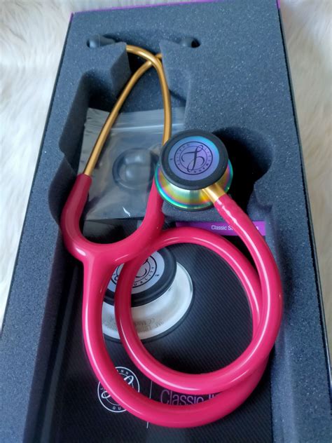 Littmann Stethoscope Classic Iii Raspberry Rainbow Finish Limited