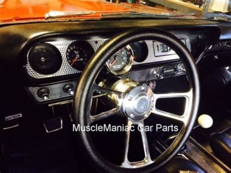 1965 Gto Dash Original Style Nonair Insert Swirled Real Aluminum 65 Ebay