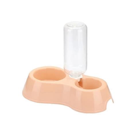 Gamelle Pour Chien Pink Double Mangeoire Automatique Pour Boire De L