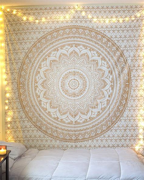 DRAVY HANDICRAFTS Tapestry Mandala Wall Hanging Tapestry Cotton Wall