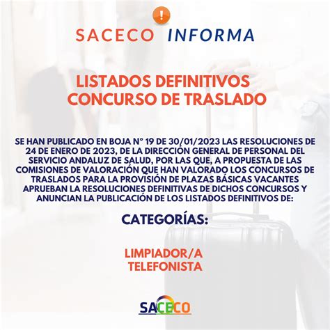 LISTADOS DEFINITIVOS SACECO