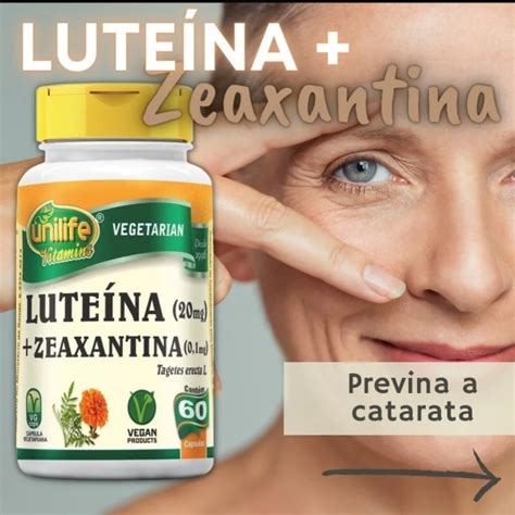 Luteína Zeaxantina 60caps Unilife Commel Naturais e Suplementos