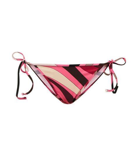 Pucci Printed Bikini Bottoms Emilio Pucci