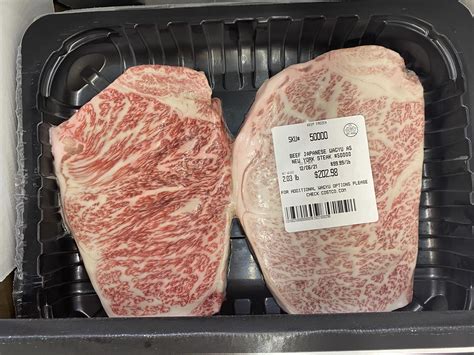 Spotted Japanese Wagyu Beef At Costco Rsouthbayla